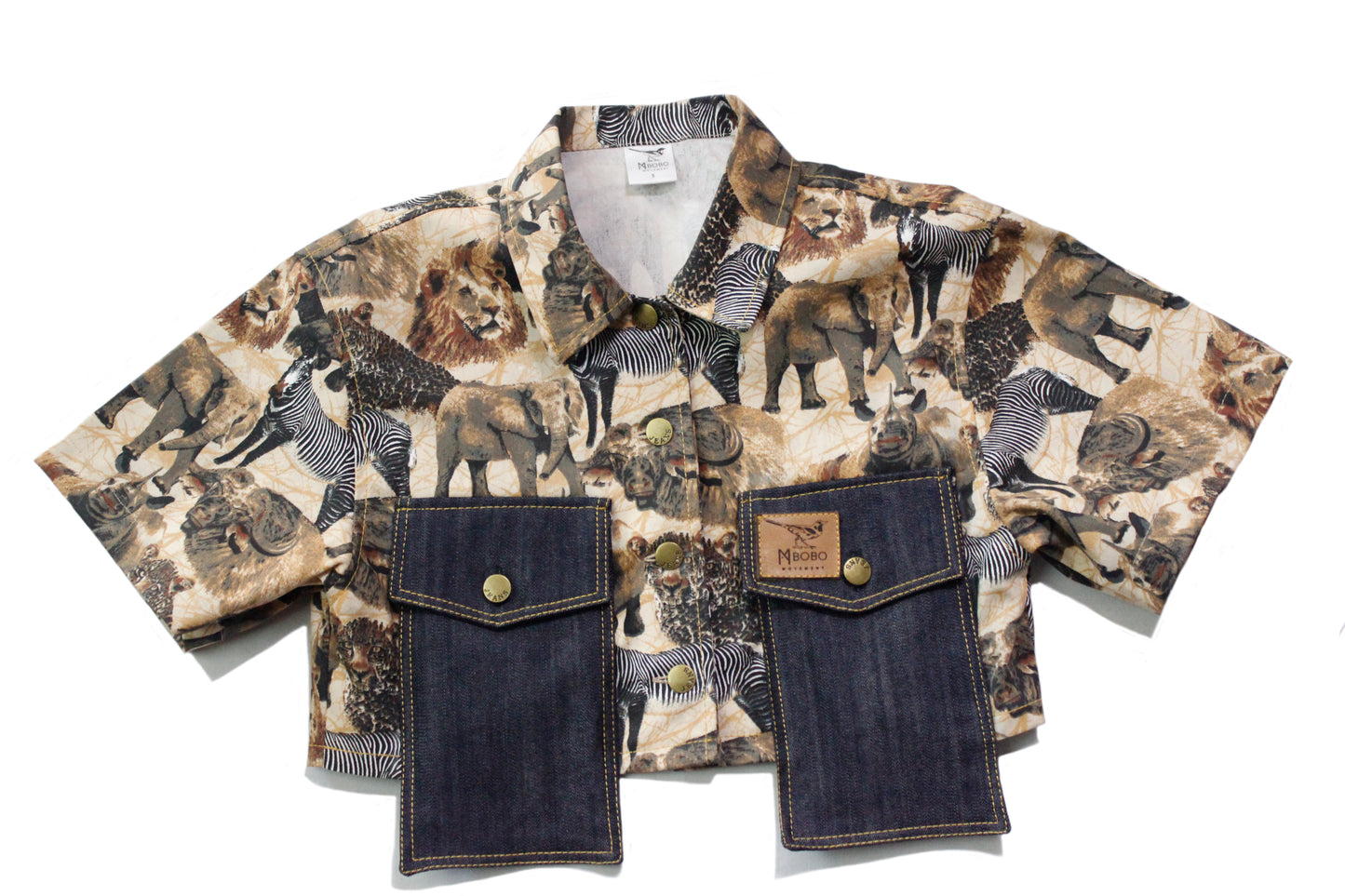 Safari Crop Shirt